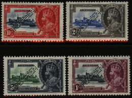 1935 Silver Jubilee Set, Perf SPECIMEN, Fine M, SG.31s/4s. (4) Cat. £350 - Otros & Sin Clasificación