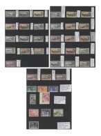 1938-53 Defins To 10s (2) All VFU Tagged & Identified Showing Perf Variations. Also 1948 Wedding & 1949 UPU Sets VFU. (4 - Other & Unclassified