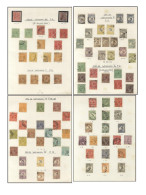 1913-65 Predominantly U Collection On Leaves Incl. Roos To 5s (4) Mixed Wmks With 1913-14 2s, 1915 To 2s, 1915-28 To 2s  - Andere & Zonder Classificatie