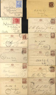 1893-1980 Range Of Covers (56, Approx 26 Are Modern) In Useful QV Used Stationery Cards, Good Variety Of Village Cancels - Autres & Non Classés