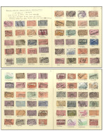 1923-40's RAILWAY STATION/OFFICE CANCELLATIONS Collection Of Cancels On Railway Parcel Stamps (over 600) All Identified  - Autres & Non Classés