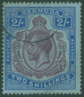 1918-22 MCCA 2s Purple & Blue Showing The 'nick In Top Right Scroll' Variety, VFU, SG.51bc. (1) Cat. £350 - Autres & Non Classés