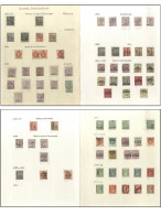 1885-1966 M & U Collection On Leaves Incl. 1885 ½d M & U, Wmk Anchor ½d M & U, 1d & 2d U, 1888 Vals To 1s U, 2d - 3d M,  - Otros & Sin Clasificación