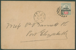 1892 (2 Mar) Envelope To Port Elizabeth, Bearing 1891 2d Tied By '555' Barred Numeral And Showing 'VRYBURG' C.d.s. On Fa - Autres & Non Classés