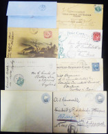 1861-1907 Covers/cards + Entire To Or From The Levant. The Stampless Entire To Malta Has A British Post Office Constanti - Altri & Non Classificati