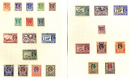 1938-47 M Collection On Leaves Incl. 1938 Set, 1945 Optd Set, 1946 Set & 1947 Set. (67) Cat. £378 - Otros & Sin Clasificación