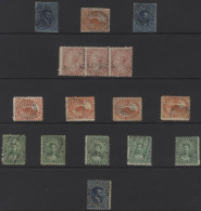 Colony Issues 1852-59 U Range Comprising 1852-57 3d, Red (target Cancel, Four Margins), 10d Dull Blue (2, One Target Can - Andere & Zonder Classificatie