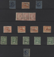 Colony Issues 1852-59 U Range Comprising 1852-57 3d, Red (target Cancel, Four Margins), 10d Dull Blue (2, One Target Can - Altri & Non Classificati