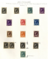 1897-98 Maple Leaf Issue Basic Set, M (5c Fault) Plus Extras Incl. ½c Proof On Card, ½c Block Of Four (2x UM), One Stamp - Sonstige & Ohne Zuordnung