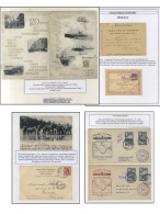 MARITIME: Collection, Written Up On Display Leaves Incl. PPC's Of Ships & Shipping In Ceylon, P & O Covers, Surcharge 2½ - Autres & Non Classés