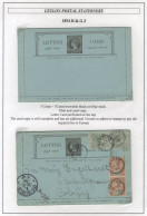 Postal Stationery: Large QV Collection, In A Ring Binder, Written Up On Display Leaves, Incl. Cards, Wrappers, Reply Car - Altri & Non Classificati