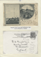KEVII Covers & PPC Collection, Written Up On Display Leaves, Incl. GB 1d Pmk'd Colombo (3), Ceylon PPC Pmk'd Marseille E - Autres & Non Classés