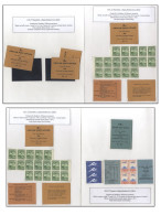 Booklets: 1951 1r Booklet, SG.SB20 (Cat. £50 Each) Range Comprising Three Complete, Two Exploded For Display, Left & Rig - Otros & Sin Clasificación