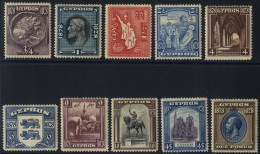 1928 50th Anniv Of British Rule Set, Fine M, SG.123/132, Cat. £300 (10) - Andere & Zonder Classificatie