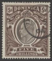 1903-07 MCCC 5s Black & Brown, VFU, SG.36, Cat. £180 (1) - Sonstige & Ohne Zuordnung