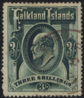 1904 CCA 3s Deep Green, VFU With Brown C.d.s, Heitz F4E, SG.49b. (1) - Other & Unclassified
