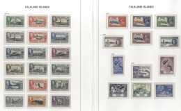 1935 Silver Jubilee Set M, 1938 KGVI Defin Set M, 1946 Victory M, 1948 Wedding UM, 1949 UPU M, 1952 KGVI Defin Set, Cat. - Autres & Non Classés