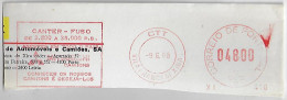 Portugal 1988 Cover Fragment Meter Stamp Frama Slogan Truck Canter Fuso Mitsubishi From Vila Franca De Xira - Covers & Documents