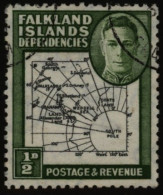 1946 Thick Map ½d Showing 'extra Island' Variety, VFU, SG.G1aa. (1) Cat. £325 - Andere & Zonder Classificatie