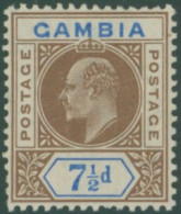 1912-22 MCCA 7d Brown & Blue Showing The 'slotted Frame' Variety M, SG.79 Var. (1) - Otros & Sin Clasificación