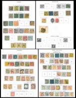 STATES Collection Incl. Baden With Imperfs, Shield Issues With 18k Green (Cat. £900), Bavaria With 1850-55 To 18k, 1862- - Other & Unclassified