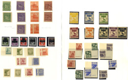 SOVIET ZONE 1945-46 Local Issues Collection Incl. Apolde Set M; Cottbus Set & Stamp Day Ovpt Issue; Dobeln Pair U On Pie - Sonstige & Ohne Zuordnung