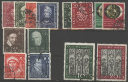 1949 Relief Fund Set SG.1039/42, 1950 Bach Set SG.1043/4, 1951 St. Mary's Church Set SG.1065/6, 1951 Nat Philatelic Exhi - Autres & Non Classés