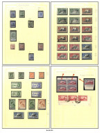 QV To 1953 M & U Collection On Leaves Incl. GB Stamps Used Abroad, Poor, QV Varieties, SG.15a, 17a., 17b M, 18a M & U, 1 - Other & Unclassified