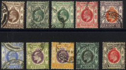 1907-11 MCCA 1c To  (2c X2), Complete FU (10c Faults), SG.91/9, Cat. £475. (10) - Sonstige & Ohne Zuordnung