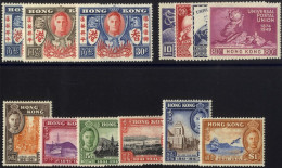 1941 Centenary Set M, SG.163/8, 1949 Victory Set UM, SG.169/70, 30c Victory With 'extra Stroke' Variety M, SG.169a, 1949 - Other & Unclassified