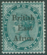 B.E.A 1895-96 ½a Blue Green With Overprint Double (one Albino) UM, SG.49d, Cat. £225 (1) - Andere & Zonder Classificatie