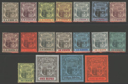 1900-05 CCC Set M, SG.138/155, Cat. £375 - Other & Unclassified