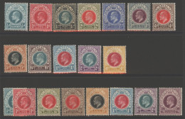 1902-03 Postage Revenue Set Excl. 2/6d Vals M (1½d & 1s - Faults), SG.127/37 & 139, 1904-08 Postage Revenue Set To 2/6d  - Sonstige & Ohne Zuordnung