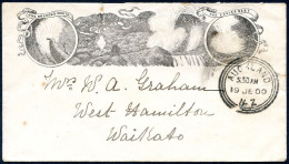 POSTAL HISTORY 1900 (19 June) Pictorial Envelope Showing The Dragon's Mouth, The Twins And The Eagles Nest From Auckland - Other & Unclassified