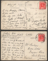 1911 PPC To London With A 1d Cancelled LOKOJA And A PPC To England With A 1d Cancelled MINNA DE 2 1912. A Fine Pair. - Autres & Non Classés