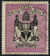 B.C.A 1895 2/6d Black & Bright Magenta, VFU (lightly Cancelled), Centred Low To Right Side, SG.26. (1) Cat. £375 - Sonstige & Ohne Zuordnung