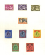 1937-53 M Collection On Leaves Incl. 1938-44 Set, 1945 Set, 1948 Wedding, 1953 Set. (41) Cat. £430 - Andere & Zonder Classificatie