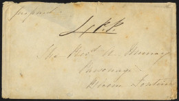 C1849 Envelope Addressed To 'The Revd A Murray, Parsonage, Bloemfontein,' Believed To Have Been Sent From His Sister At  - Otros & Sin Clasificación