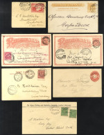 Mail To Cape Colony 1899 (25 May) 1½d Card Cancelled By 'GWELO/RHODESIA' Double Ring D/stamp, 1901 (6 Sep) 'The Argus Pr - Andere & Zonder Classificatie