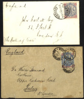 1900 (29 Aug) Envelope (small Faults) To London, Bearing 1896-97 Large Arms 4d, Tied By 'KOPJE/SALISBURY' C.d.s And 1901 - Autres & Non Classés