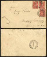 1909 (1 Jun) Envelope To Leipzig, Bearing 1908 Arms 1d (3) Tied By 'SHANGANI/RHODESIA' C.d.s And Showing , On Reverse, B - Andere & Zonder Classificatie