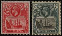 1923 MSCA 1½d Rose-red Showing The 'torn Flag' Variety, Fine M, SG.99b, 2d Grey & Slate Showing The 'broken Mainmast' Va - Andere & Zonder Classificatie
