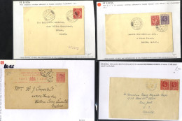 1891-2001 Group Of Covers (79) With A Mixture Of Single Or Mixed Frankings To Various Destinations (incl. Approx. 30 Lon - Autres & Non Classés