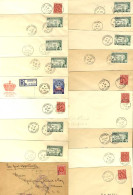 1920-57 Range Of Covers (30) Mainly Single Frankings With A Variety Of Village Cancels. - Otros & Sin Clasificación