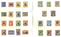 1897-1962 M Collection On Leaves Incl. 1897 Set, SG.38/53, 1920-24 Queen Salote Set, SG.35/63, 1923 Surcharge Set, SG.64 - Autres & Non Classés