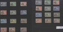 1952 Optd Set, UM (some Light Gum Toning), Another Set VFU, SG.1/12, Cat £240 (24) - Other & Unclassified