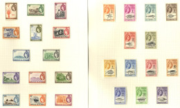 1953-65 M Collection On Leaves Incl. 1953, 1954, 1960, 1961 Defin Sets. (61) Cat. £395 - Autres & Non Classés