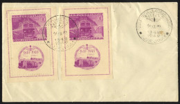 1949 Railway Centenary M/Sheet Perf & Imperf Issues Together VFU On A Plain FDC, SG.MS633Ab & MS633Bb, Cat. £280 As Basi - Andere & Zonder Classificatie