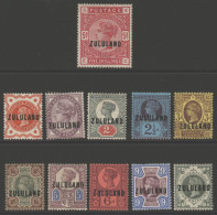 1888-93 QV Jubilee Optd Set, Complete M, SG.1/11, Cat. £1100 (11) - Other & Unclassified