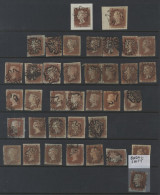 1841-70 Collection On Leaves Incl. 1841 1d Red-brown With MC Pmks (58, Many Four Margins) & 1844 Type Cancels (20), 1d S - Other & Unclassified